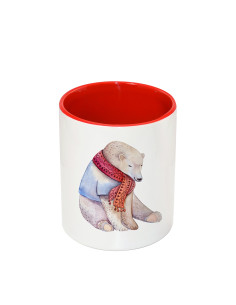 Pot à crayons 11oz - Rouge 2