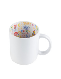 Tasse à devise de 11 oz (Joyeux Noël)