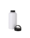 Bouteille d'eau en aluminium de 500 ml avec poignée (blanc)