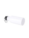 Bouteille d'eau en aluminium de 600 ml (blanche)