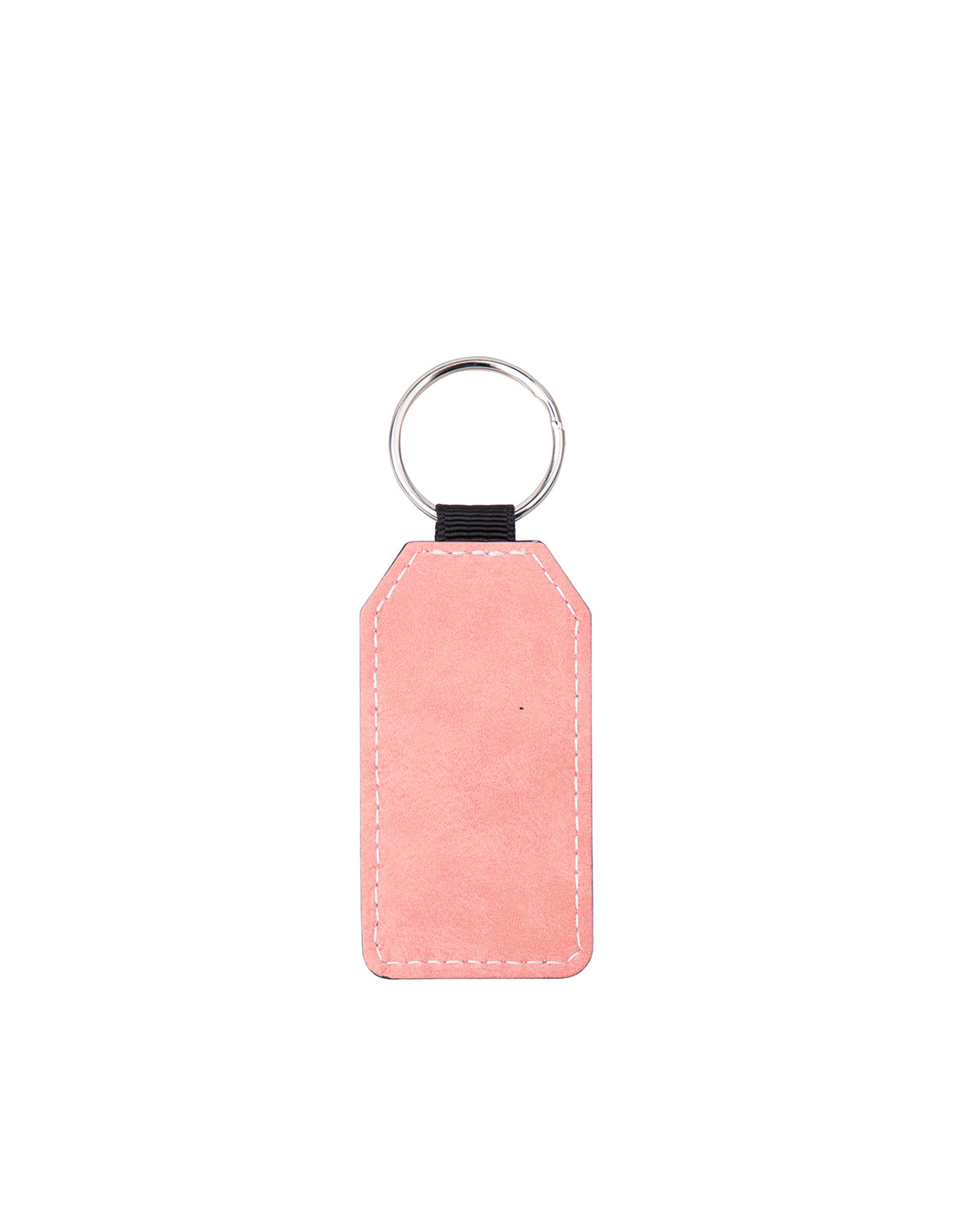 Porte-clés en cuir PU (rose, baril)