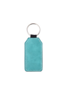 Porte-clés en cuir PU (vert, baril)