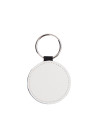 Porte-clés en cuir PU (rond)