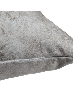 Funda de Almohada de Cuero para Sublimación (40*40cm, Gris Oscuro) 2