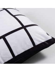 Housse de coussin en peluche à 13 panneaux par sublimation (40*40cm/15.75"x15.75") 2