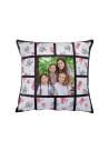 Housse de coussin en peluche à 13 panneaux par sublimation (40*40cm/15.75"x15.75")