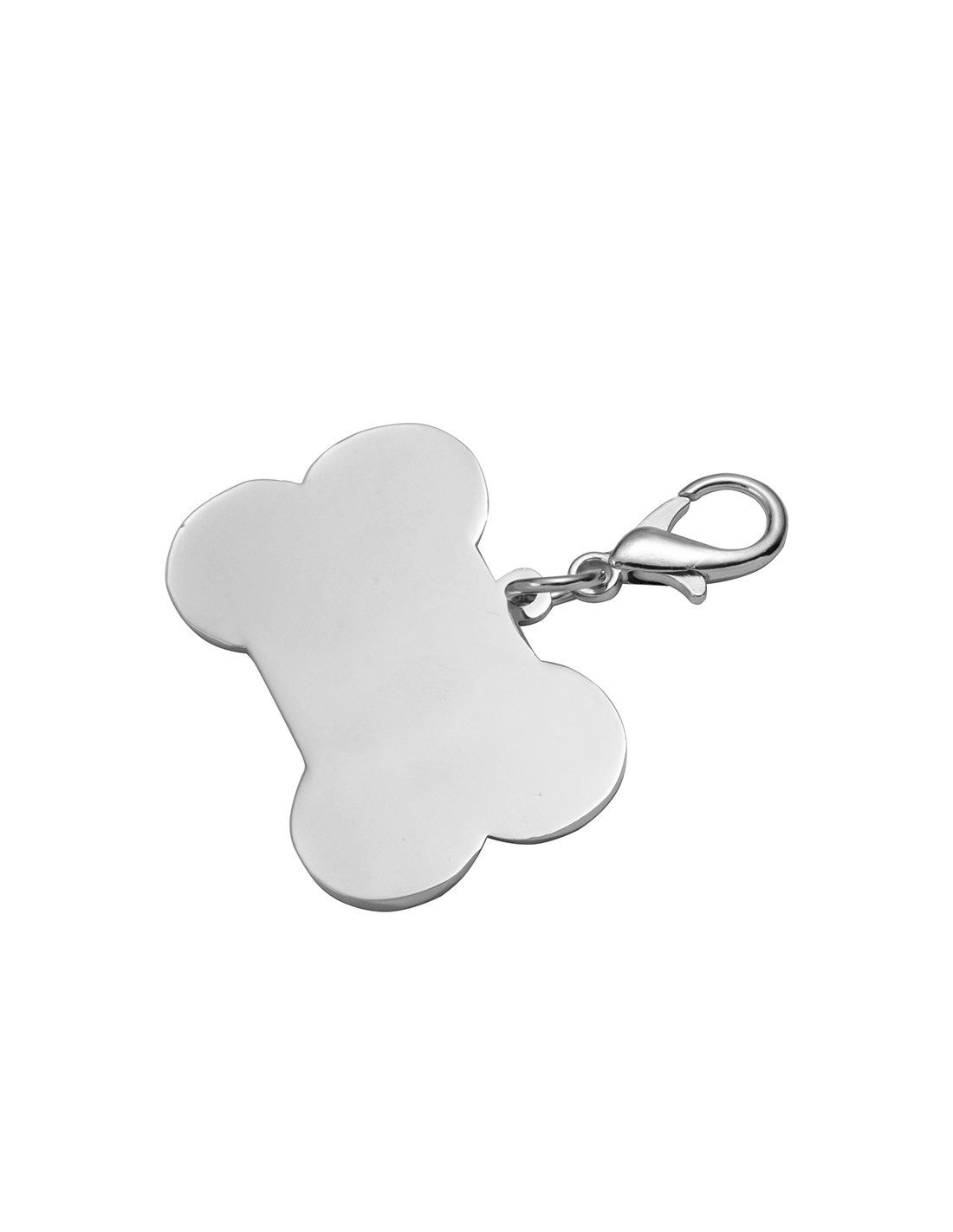 Médaille pour chien par sublimation (bord bleu, 3 x 4,5 cm)