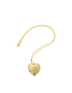 Heart Angel Wings Necklace(Gold)