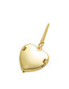 Collier coeur ailes d'ange (or)