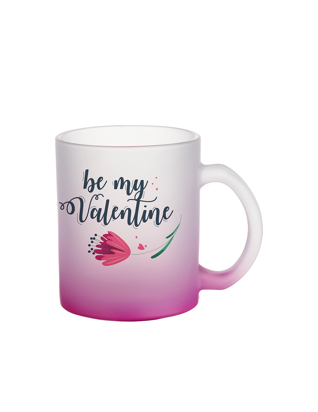Tasses en verre 11oz dégradé violet