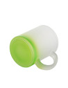 Tasses en verre 11oz dégradé vert