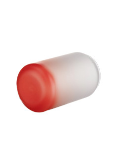Tasses en verre de 13 oz/400 ml, rouge dégradé 2