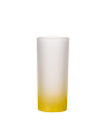 Tasse en verre de 10 oz (dégradé de couleur jaune)