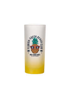 Tasse en verre de 10 oz (dégradé de couleur jaune) 2