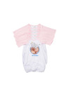 Chemise de nuit bébé manches longues Raglan XXL (rose, 18-24 M)
