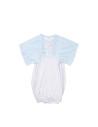 Chemise de nuit bébé manches longues Raglan XL (bleu clair, 12-18 M)