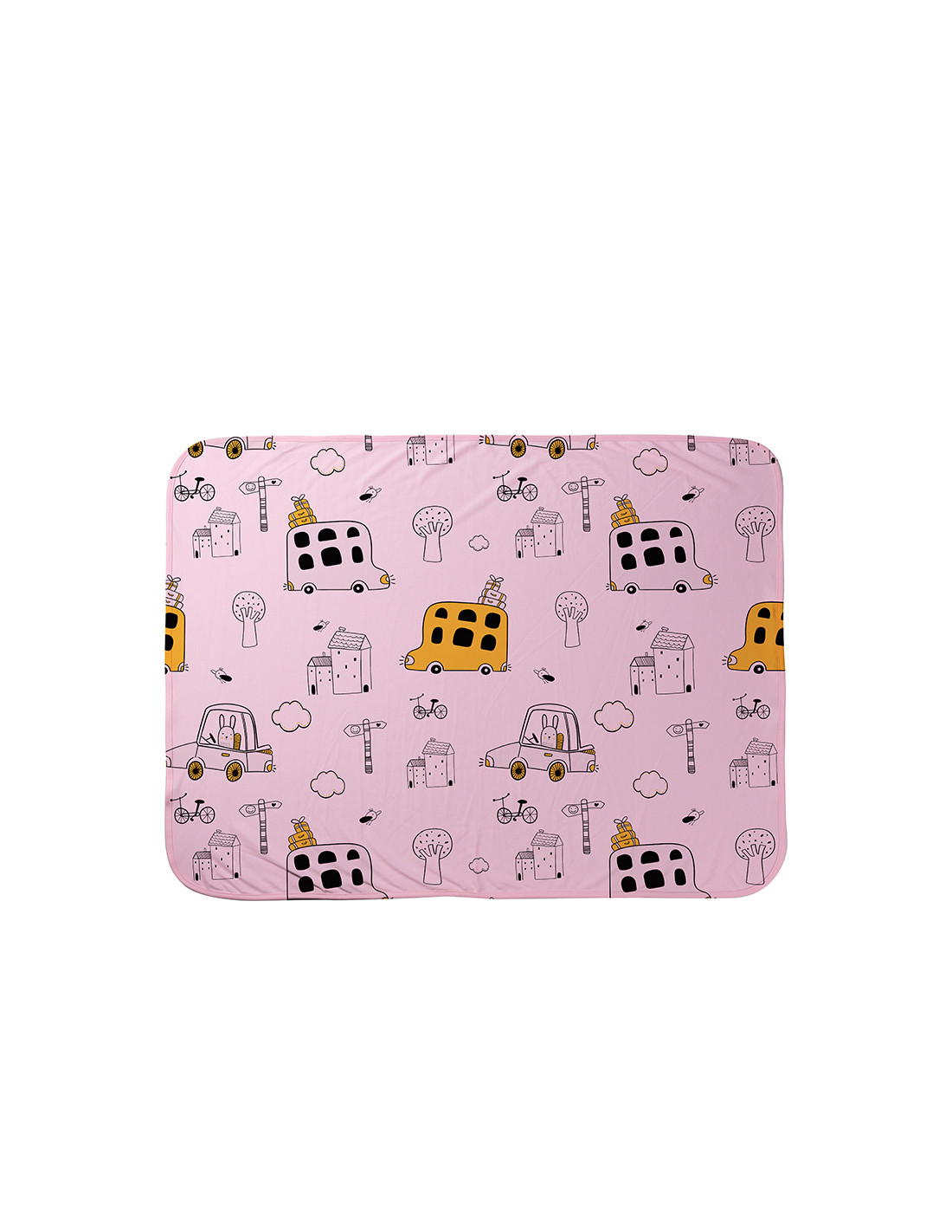 Couverture pour bébé (rose, 76 x 101 cm)