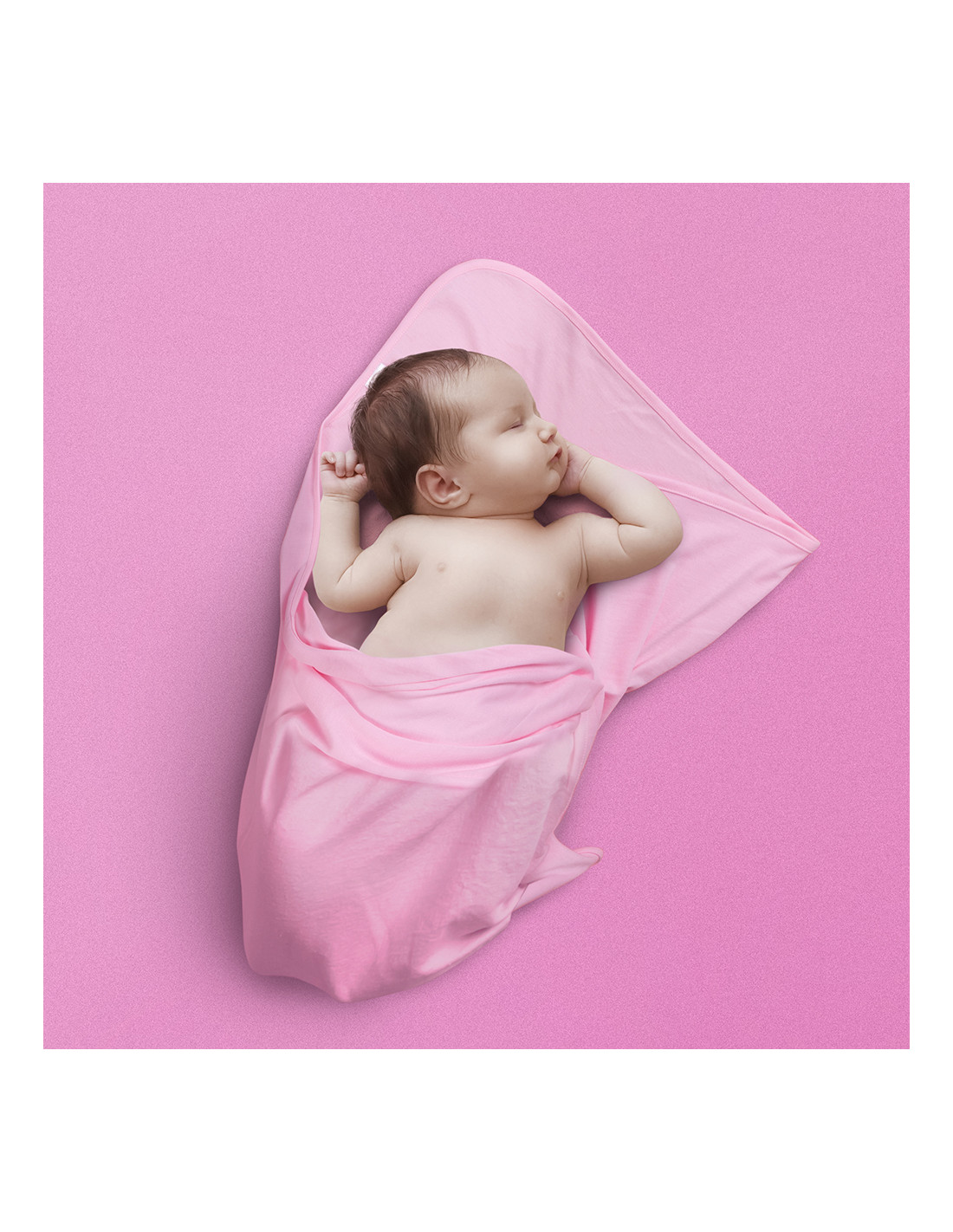 Couverture pour bébé (rose, 76 x 101 cm)
