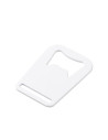 Ouvre-bouteille entièrement blanc en acier inoxydable (couronne, 4,5 x 6 cm)
