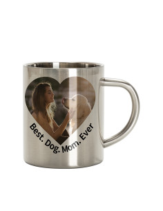 Tasse en acier inoxydable de 10 oz/300 ml (argent) 2