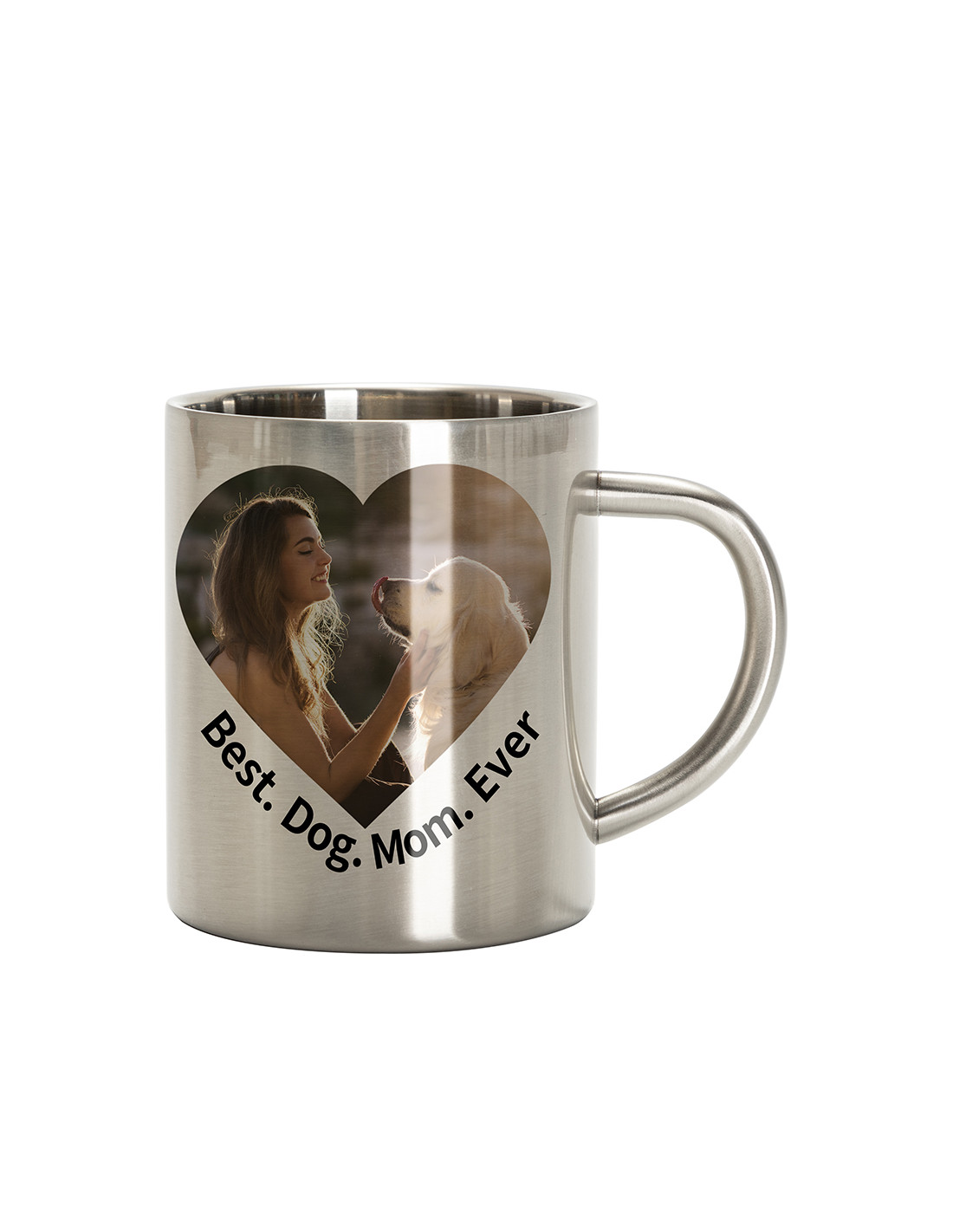 Tasse en acier inoxydable de 10 oz/300 ml (argent)
