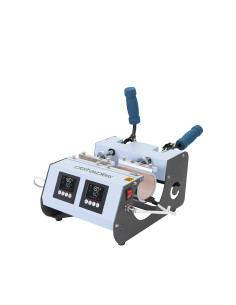 Craft Express Presse à tasses 3 en 1 à deux stations (bleu clair)