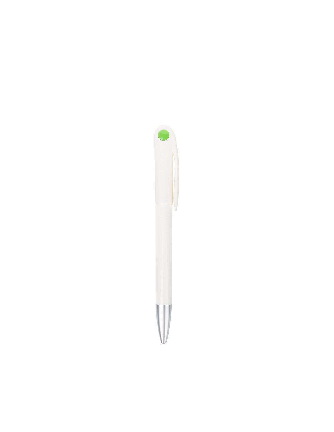 Stylo à bille blanc-noir