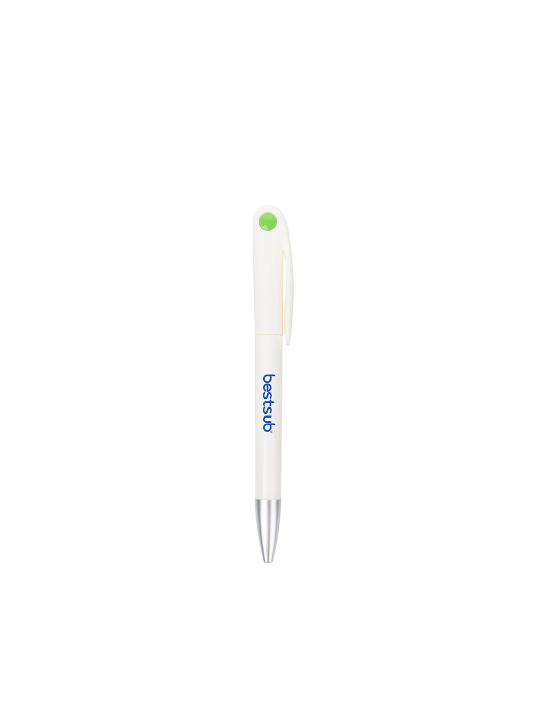 Stylo à bille blanc-noir