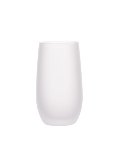 Verre à vin sans pied de 13 oz/400 ml (dépoli)