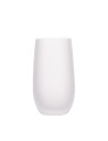 Verre à vin sans pied de 13 oz/400 ml (dépoli)