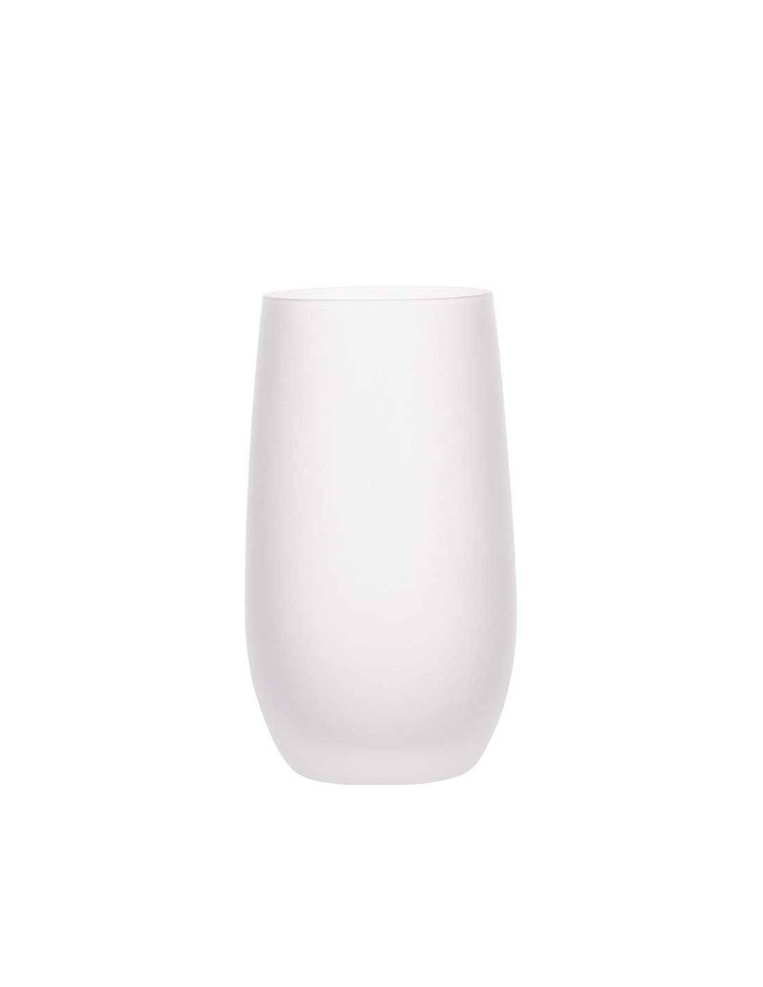 Verre à vin sans pied de 13 oz/400 ml (dépoli)