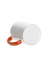 Tasse de couleur intérieure/poignée de 11 oz-Orange