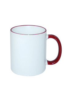 Tasse à poignée à bord de 11 oz - Marron 2