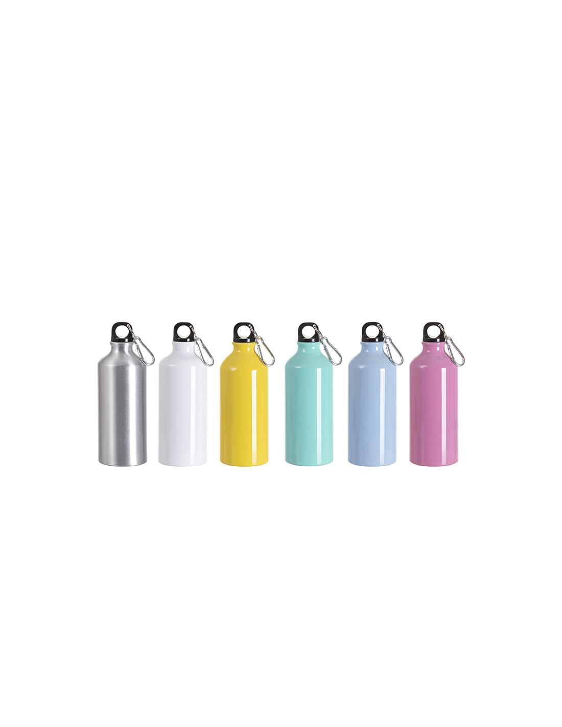 Bouteille d'eau en aluminium de 600 ml (argent)