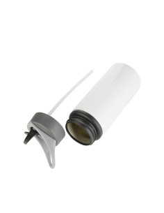 Botella de aluminio de 22 oz/650 ml con asa (blanca) 2