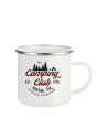 Tasse en émail de 12 oz avec fond plat
