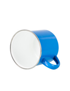 Tasse en émail coloré de 12 oz/360 ml (bleu clair) 2