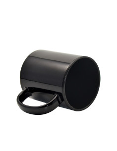 Tasse à changement de couleur noire de 11 oz (couleur intérieure) -Noir 2