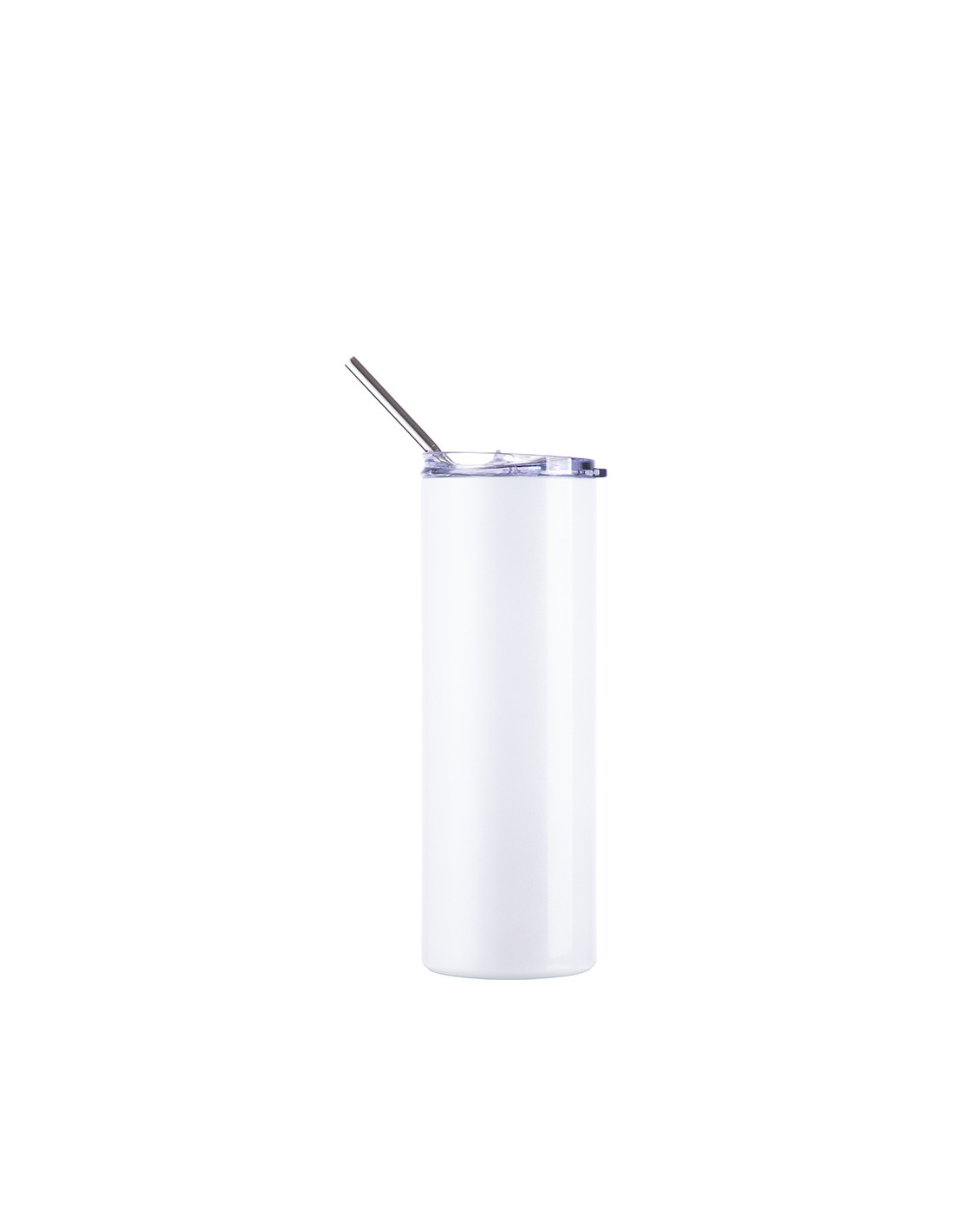 Gobelet SS à couleur changeante de 20 oz/600 ml avec paille et couvercle (activé par UV, blanc à rouge)