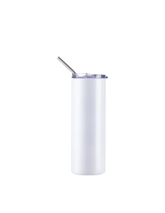 Gobelet SS 20oz/600ml avec paille et couvercle (brille dans le noir, blanc à vert) 2