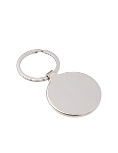 Porte-clés en métal (rond, 4 x 4,5 cm) 2