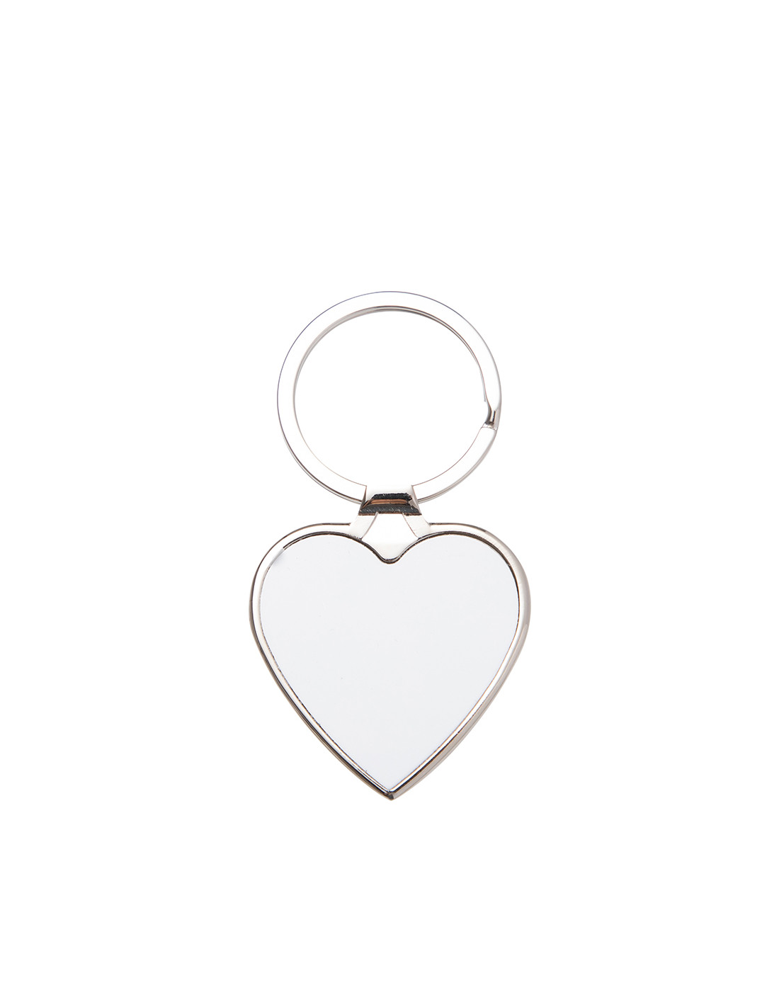 Porte-clés à sangle en PU (cœur, 4 x 4,5 cm)