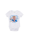 Combinaison bébé manches courtes L (blanc, 6-12M)