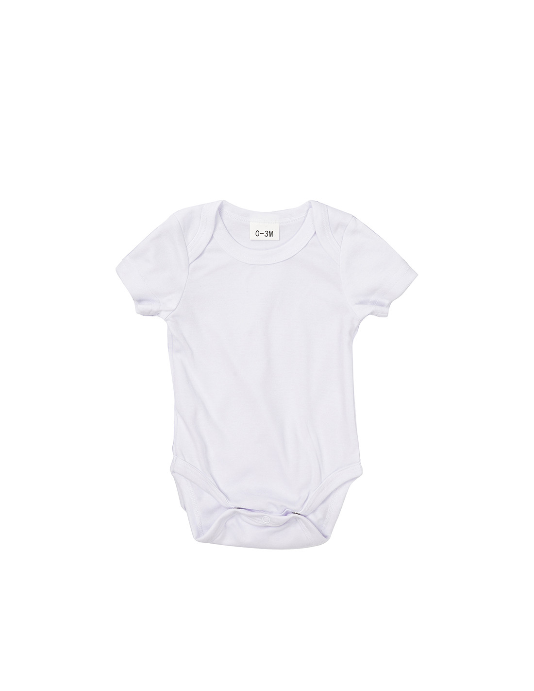 Combinaison bébé à manches courtes XL (blanc, 12-18 mois)