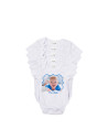 Combinaison bébé à manches courtes XL (blanc, 12-18 mois)