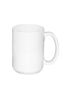 Tasse à revêtement blanc de 15 oz