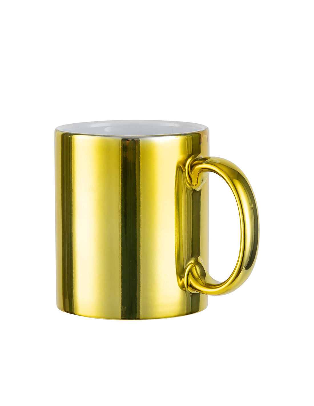 Tasse en céramique plaquée or de 11 oz -