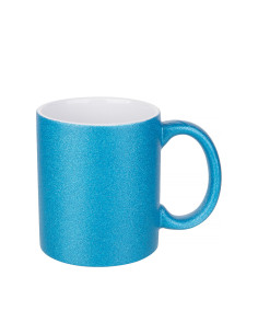 11oz/330ml Glitter Mug(Blue)