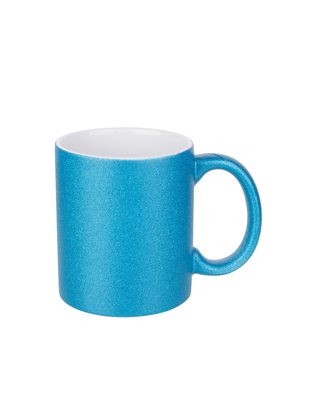 Tasse à paillettes 11oz/330ml (bleu)