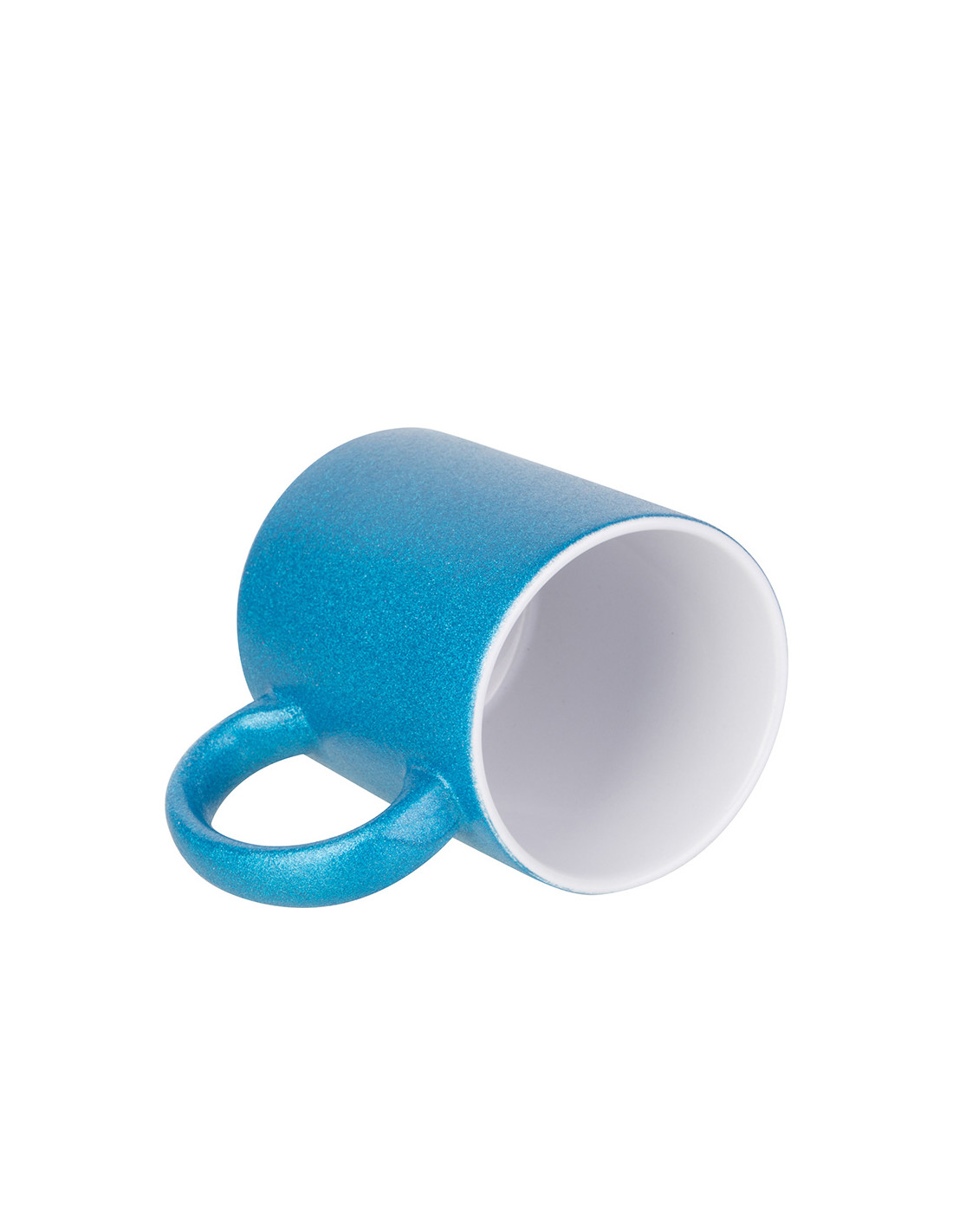 Tasse à paillettes 11oz/330ml (bleu)